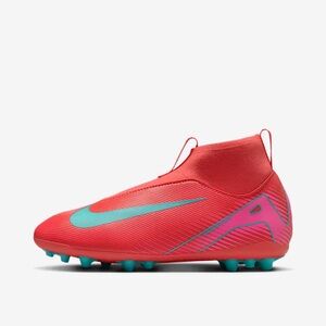 NWOT Nike Mercurial Superfly 10
Big Kids Artificial Grass High-Top Soccer Cleats